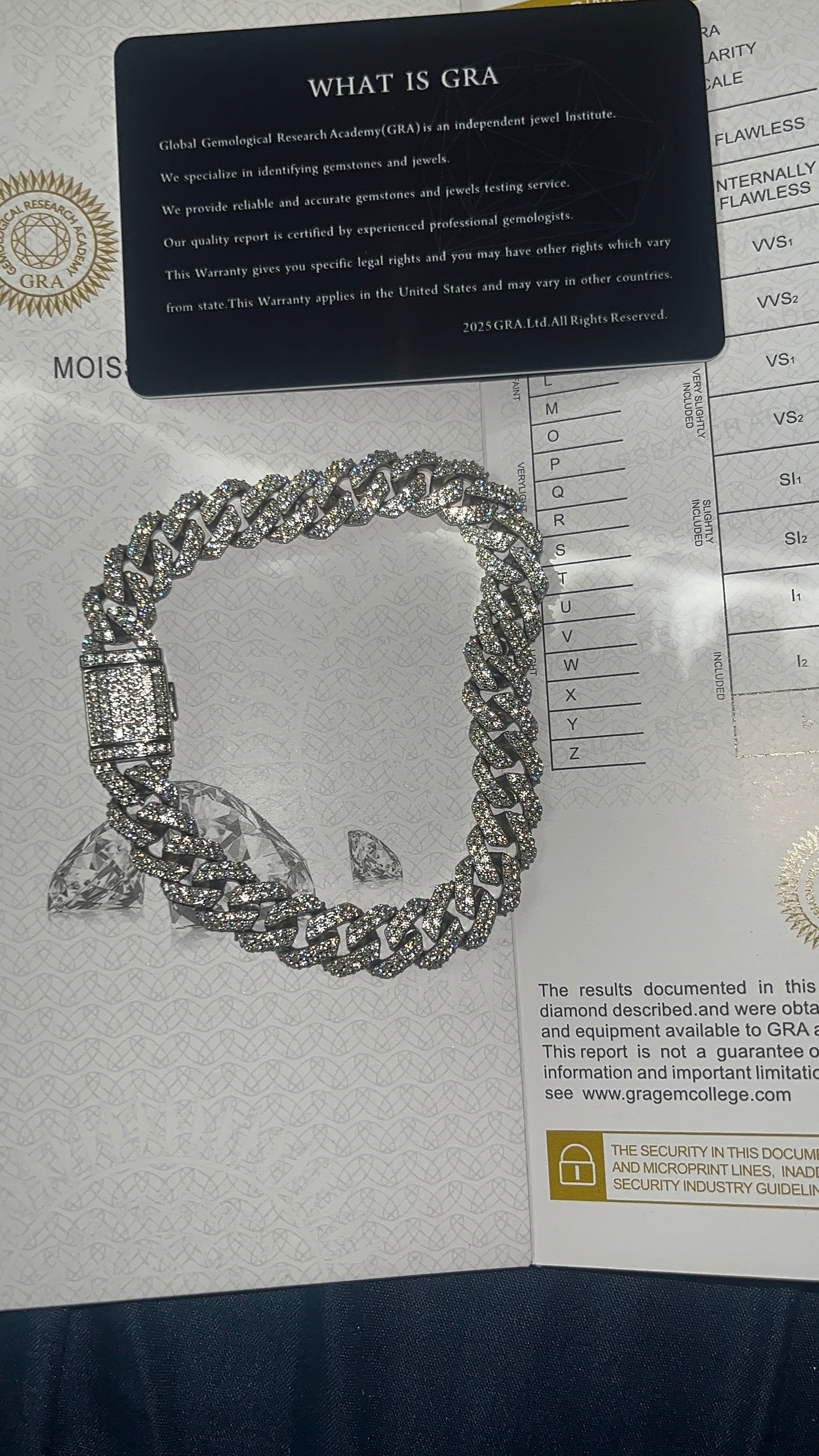 Cuban VVS1 bracelet (10mm)